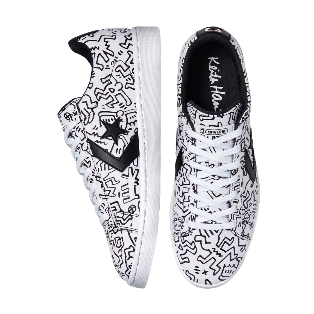 Converse - Unisex Converse X Keith Haring Pro Leather Low Top Shoes (171857C) - Image 4